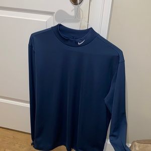 Blue Nike long sleeve turtleneck, size Large